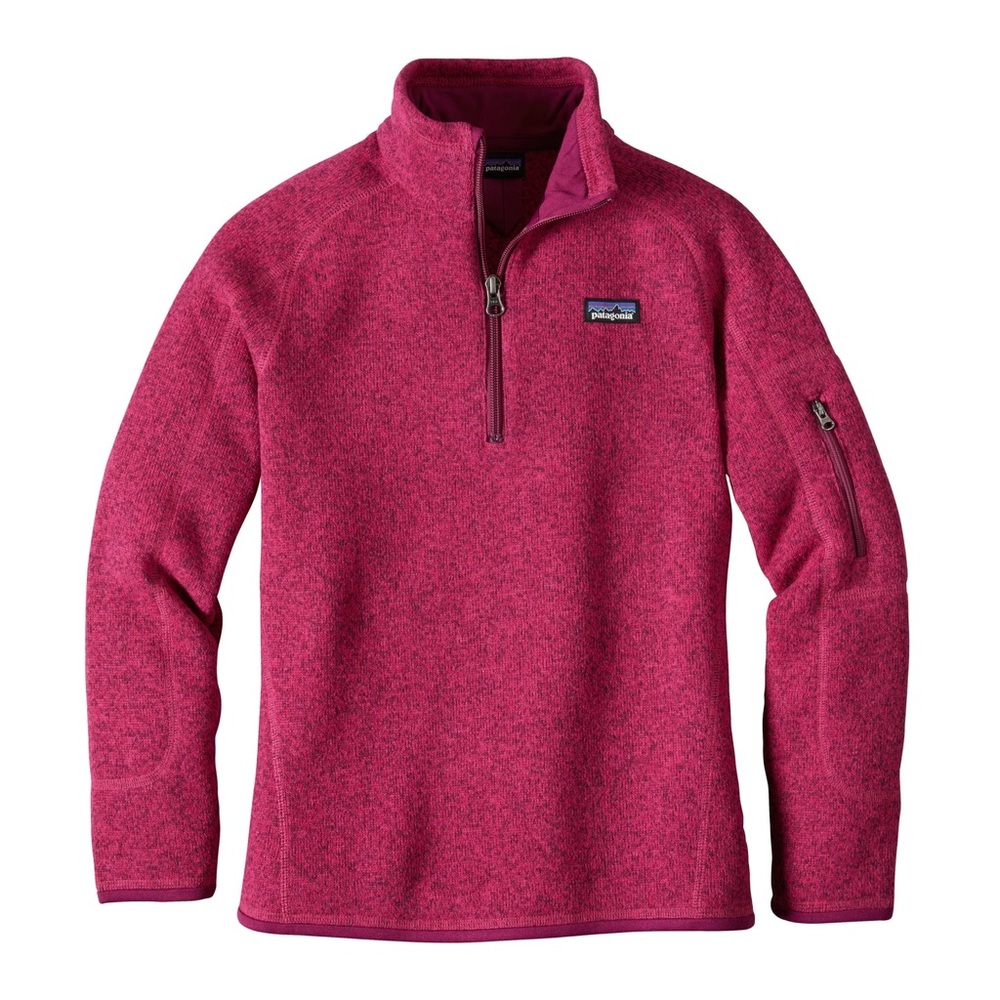 Patagonia Magenta Half-Zip Fleece Pullover